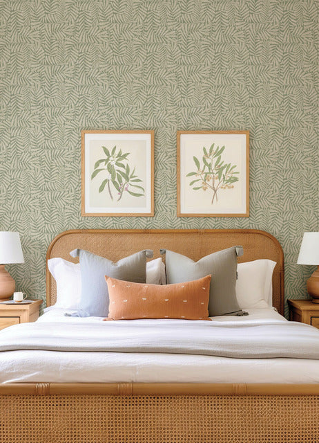 Gabriel Moss Fern by Scott Living Botanical Wallpaper- A-Street Prints 4155-27311