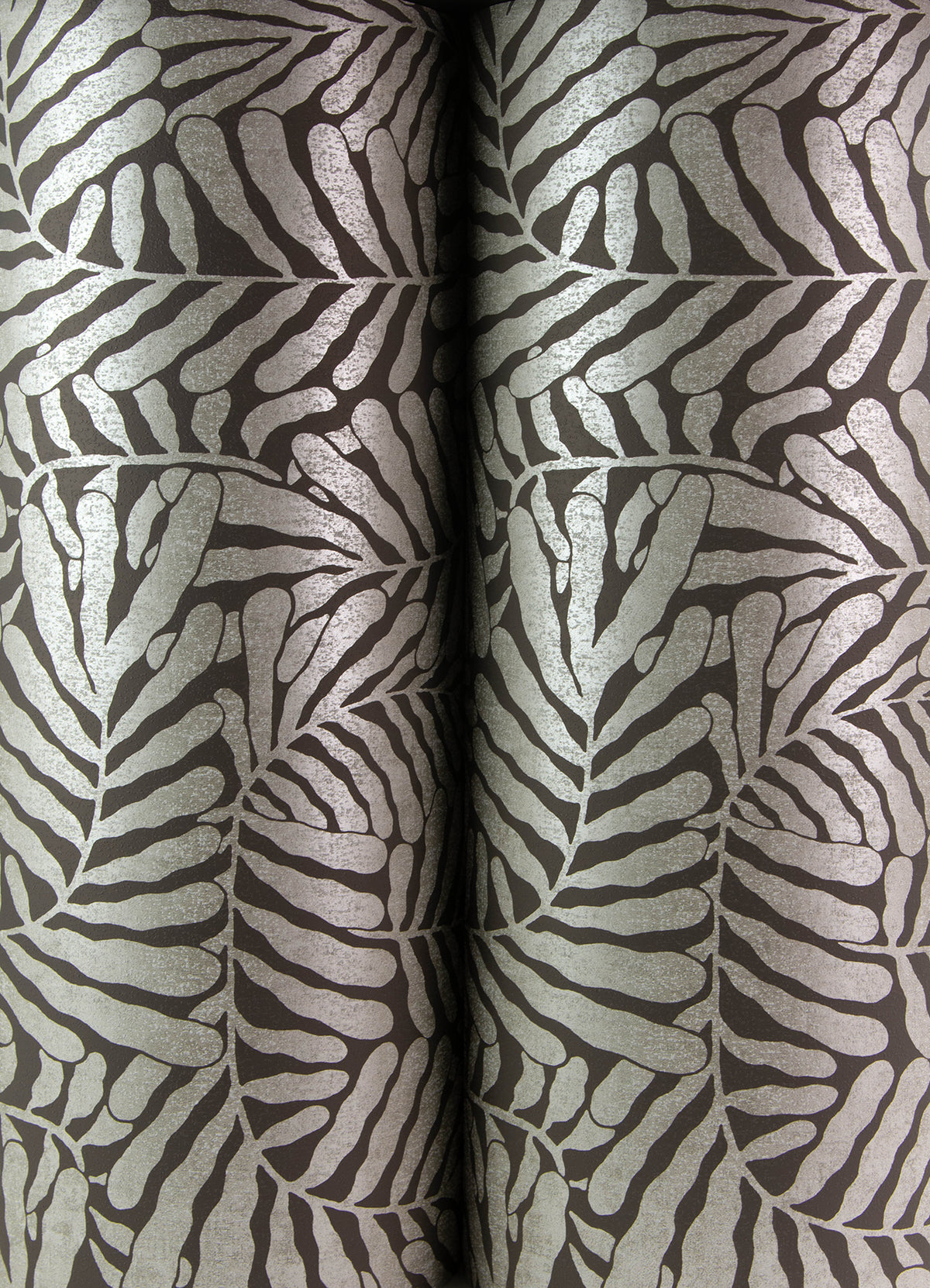 Gabriel Espresso by Scott Living Fern Wallpaper - A-Street Prints 4155-27313-Sample