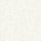Gabriel Pearl Fern Wallpaper by A-Street Prints in a light pearl botanical design