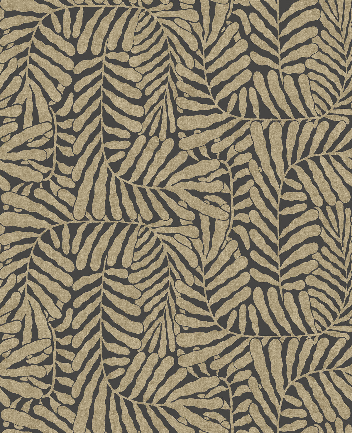Gabriel Bronze by Scott Living Modern Botanical Fern Wallpaper - A-Street Prints 4155-27315-Sample