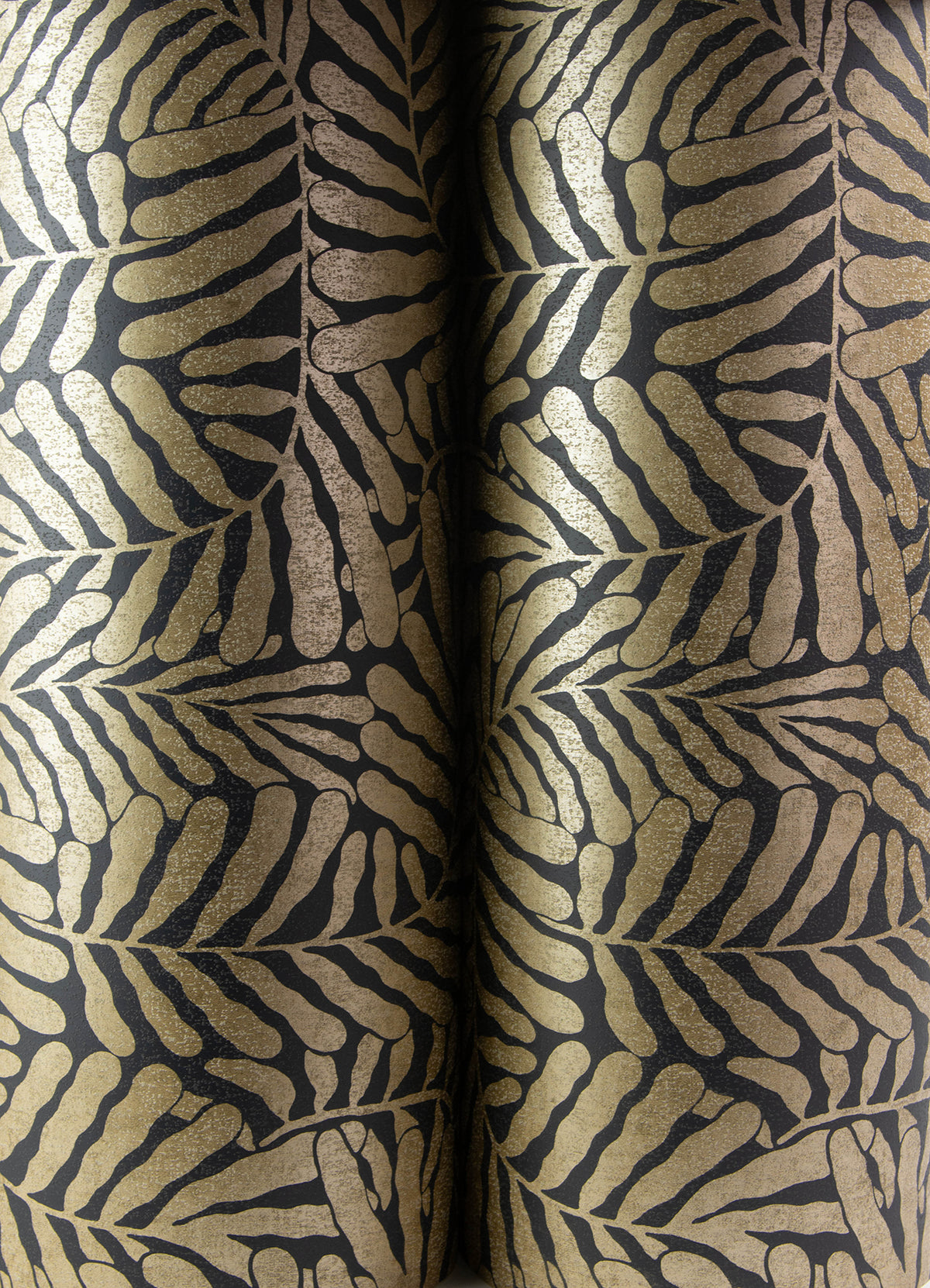 Gabriel Bronze by Scott Living Modern Botanical Fern Wallpaper - A-Street Prints 4155-27315-Sample