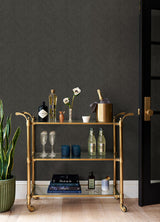 Kallam Espresso by Scott Living Chevron Wallpaper – A-Street Prints 4155-27317