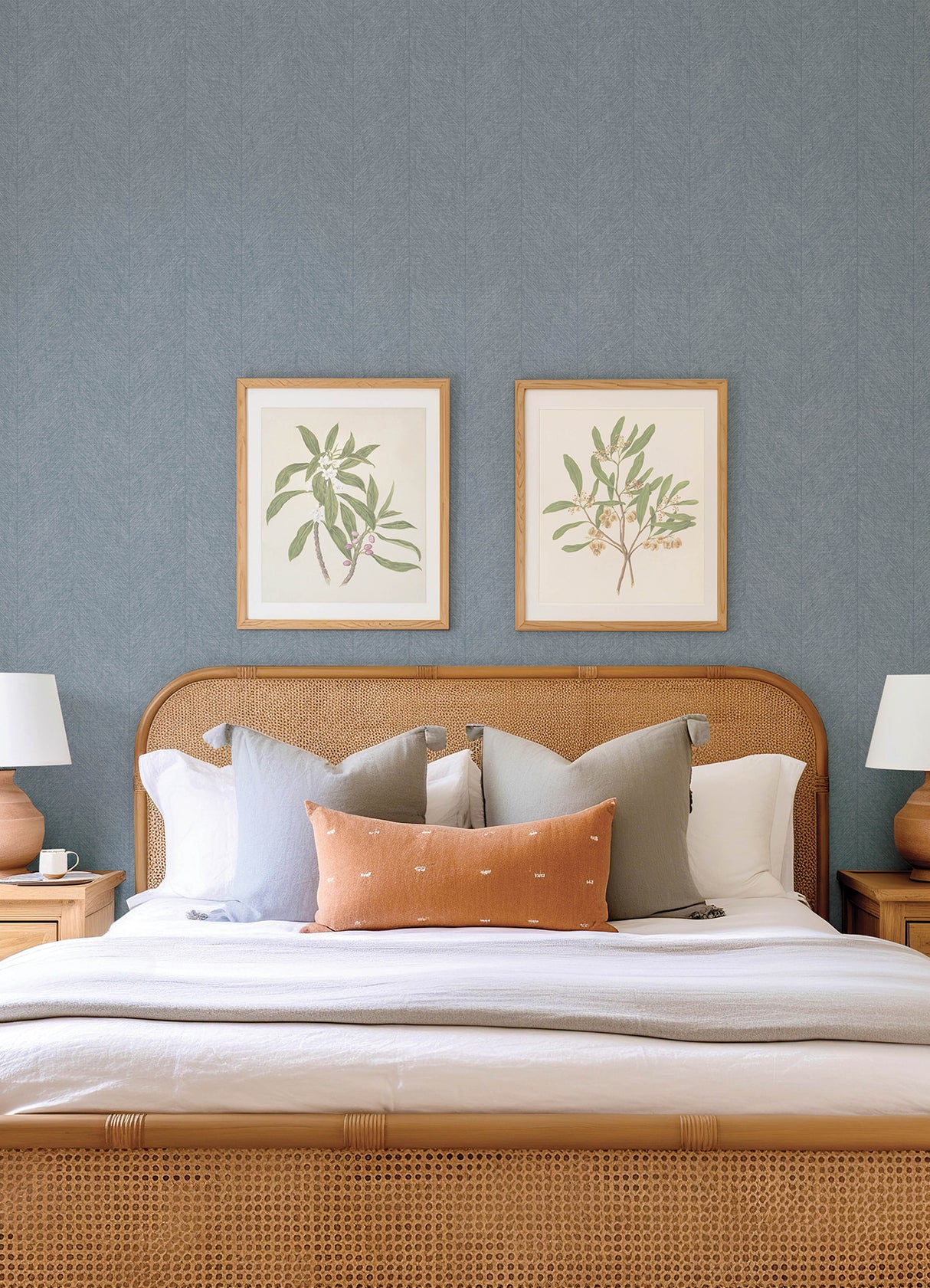 Kallam Light Blue by Scott Living Chevron Wallpaper – A-Street Prints 4155-27319