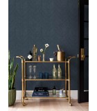 Kallam Indigo by Scott Living Chevron Wallpaper- A-Street Prints 4155-27323
