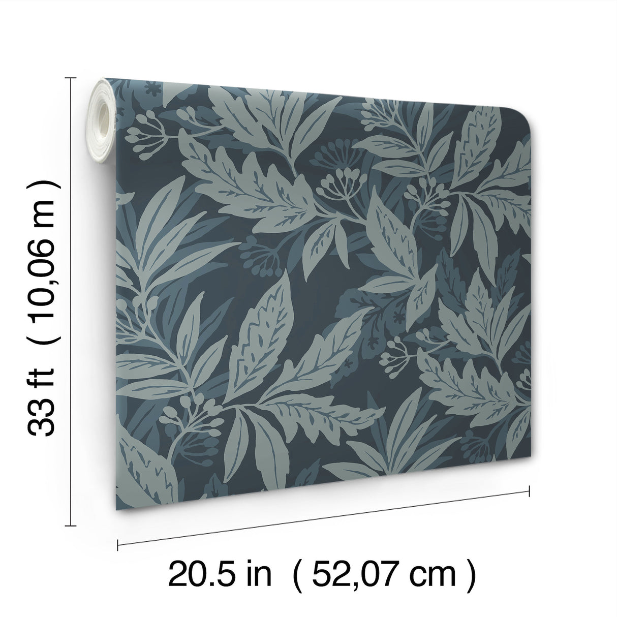 Anita Teal by Scott Living Woodland Floral Wallpaper – A-Street Prints 4155-27325