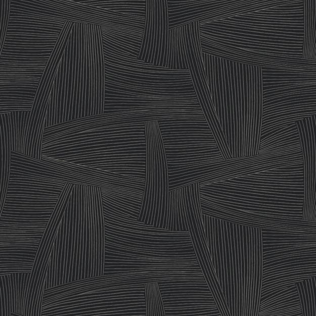 Reid Black Woven Geometric Wallpaper by A-Street Prints – SKU 4155-27330