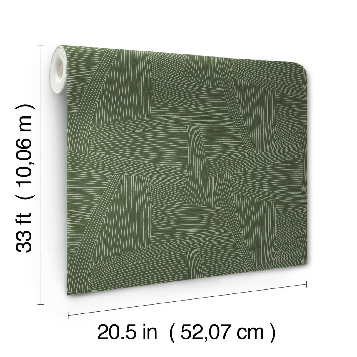 Reid Evergreen by Scott Living Woven Geometric Wallpaper – A-Street Prints 4155-27331