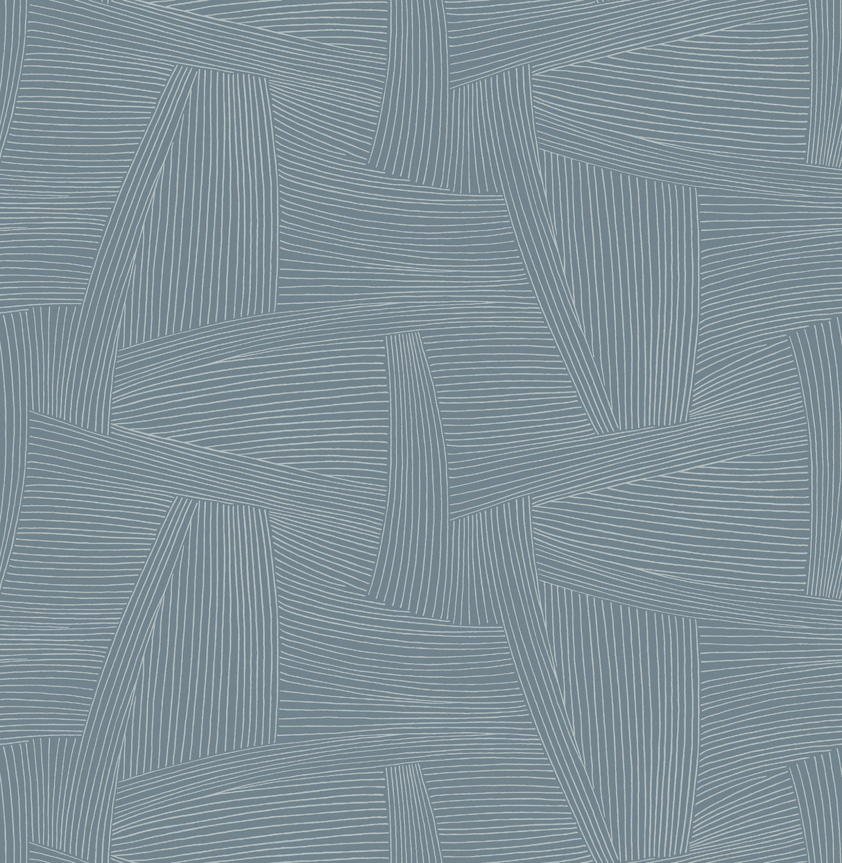 Reid Sky Blue woven geometric wallpaper by A-Street Prints, pattern of hand-drawn lines