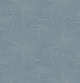 Reid Sky Blue woven geometric wallpaper by A-Street Prints, pattern of hand-drawn lines