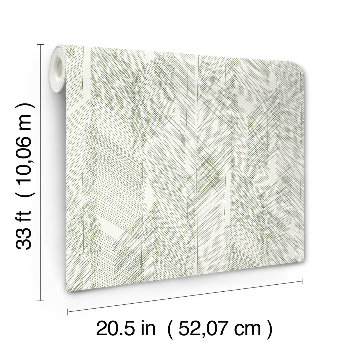 Bryant Evergreen by Scott Living Crosshatch Wallpaper- A-Street Prints 4155-27335