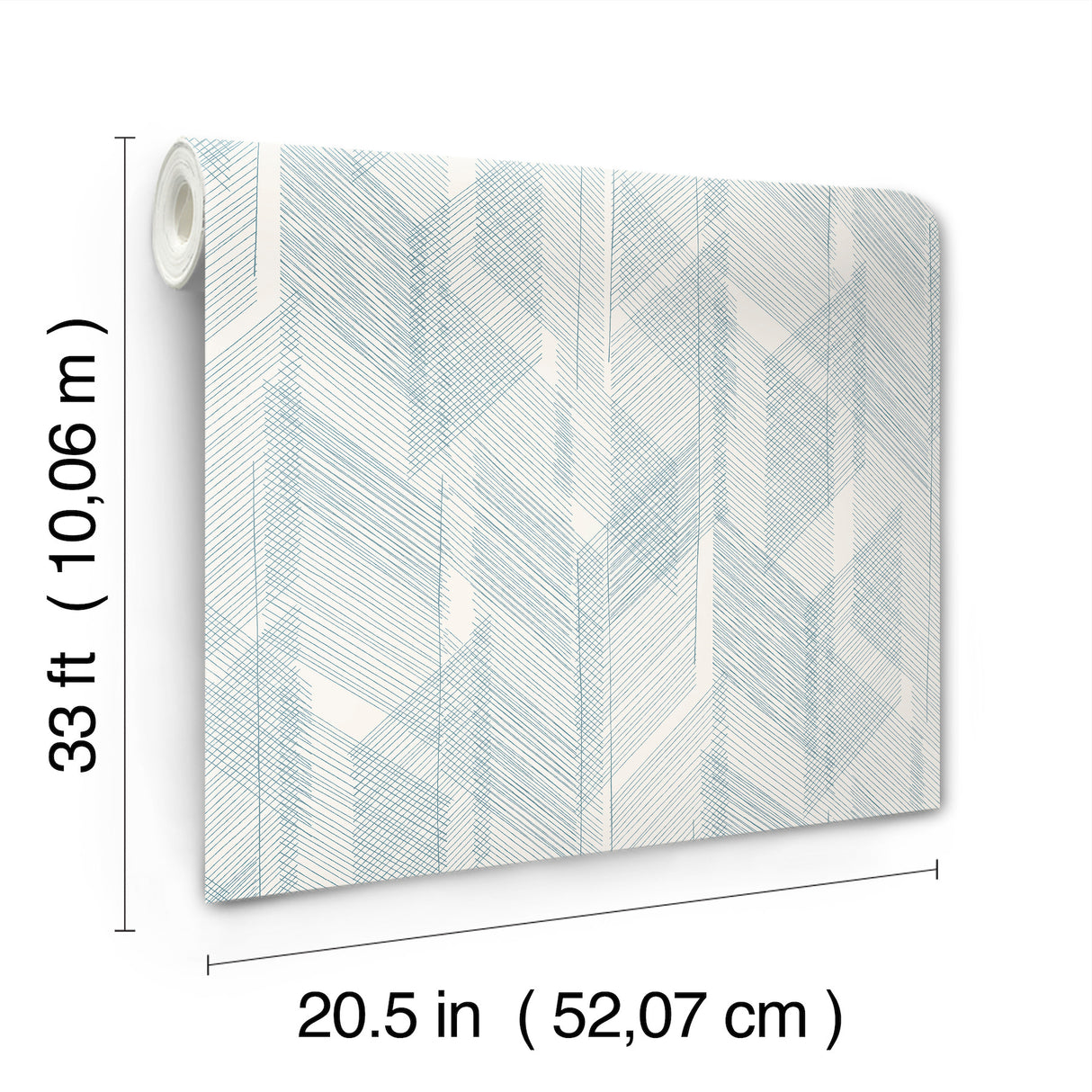 Bryant Blue by Scott Living Crosshatch Wallpaper- A-Street Prints 4155-27337