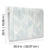 Bryant Blue by Scott Living Crosshatch Wallpaper- A-Street Prints 4155-27337