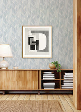 Bryant Blue by Scott Living Crosshatch Wallpaper- A-Street Prints 4155-27337