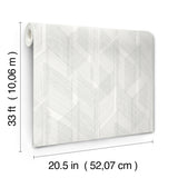 Bryant Silver by Scott Living Crosshatch Wallpaper- A-Street Prints 4155-27338