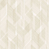 Bryant Gold Crosshatch Wallpaper by A‑Street Prints with metallic gold geometric crosshatch on white
