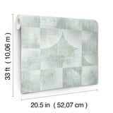 Woodbine Sage by Scott Living Abstract Geometric Wallpaper- A-Street Prints 4155-27340