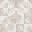 Woodbine Rose Abstract Geometric Wallpaper by A-Street Prints – pink and beige layered linework pattern