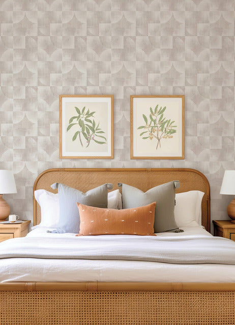 Woodbine Rose by Scott Living Abstract Geometric Wallpaper – A-Street Prints 4155-27341