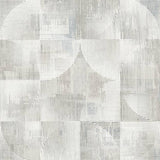 Woodbine Neutral abstract geometric wallpaper by A-Street Prints, non woven, 20.5 in x 33 ft roll