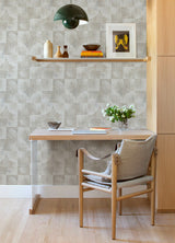Woodbine Neutral by Scott Living Abstract Geometric Wallpaper- A-Street Prints 4155-27342