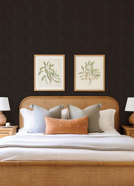 Hollenback Black by Scott Living Dotted Abstract Wallpaper – A-Street Prints 4155-27346