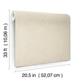 Hollenback Gold by Scott Living Dotted Abstract Wallpaper- A-Street Prints 4155-27347