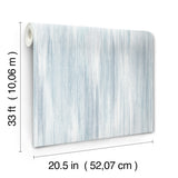 Elysian Sky Blue by Scott Living Ikat Wallpaper- A-Street Prints 4155-27350