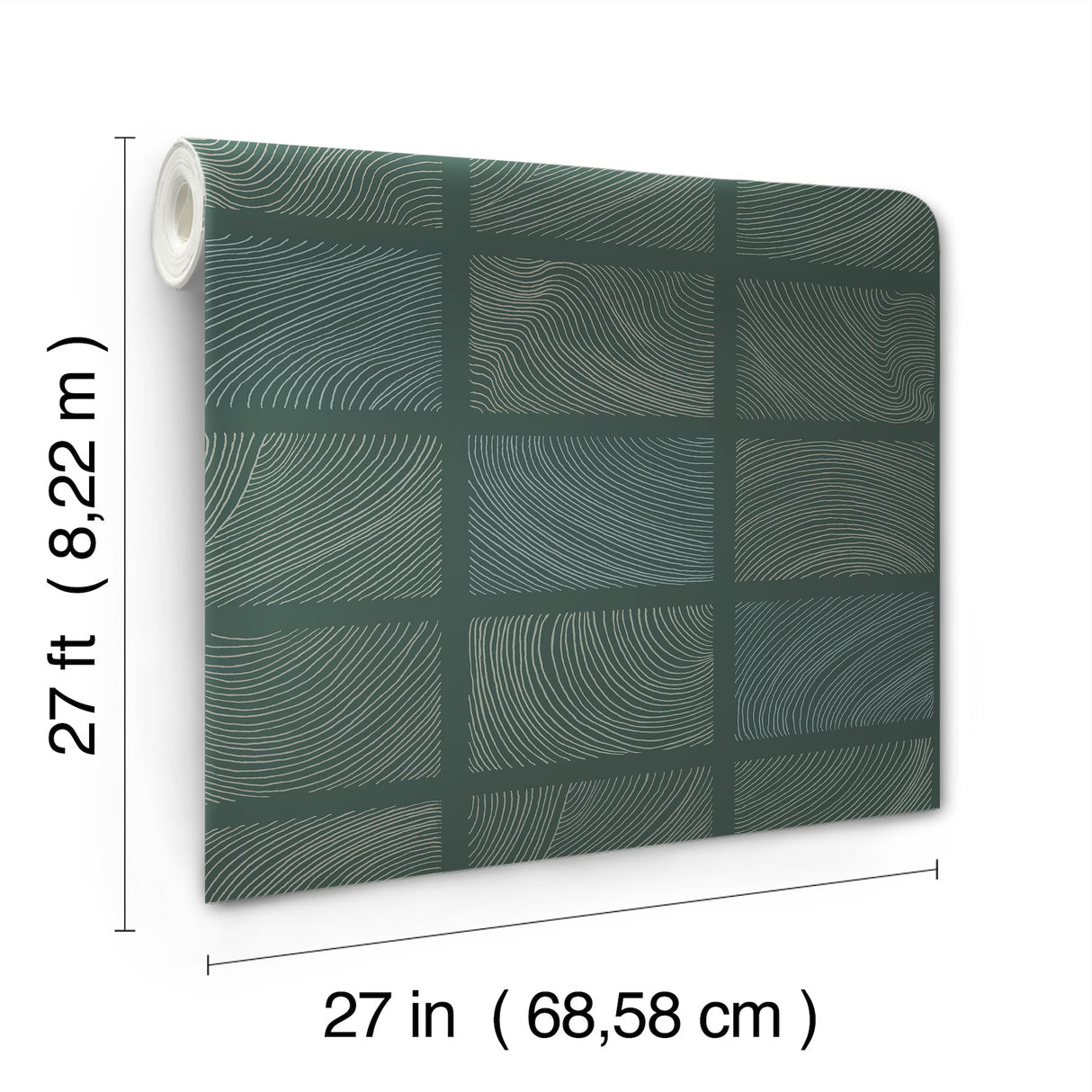 Bronson Evergreen by Scott Living Topography Wallpaper – A-Street Prints 4155-72800