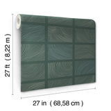 Bronson Evergreen by Scott Living Topography Wallpaper – A-Street Prints 4155-72800