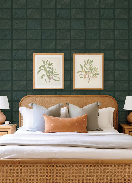 Bronson Evergreen by Scott Living Topography Wallpaper – A-Street Prints 4155-72800