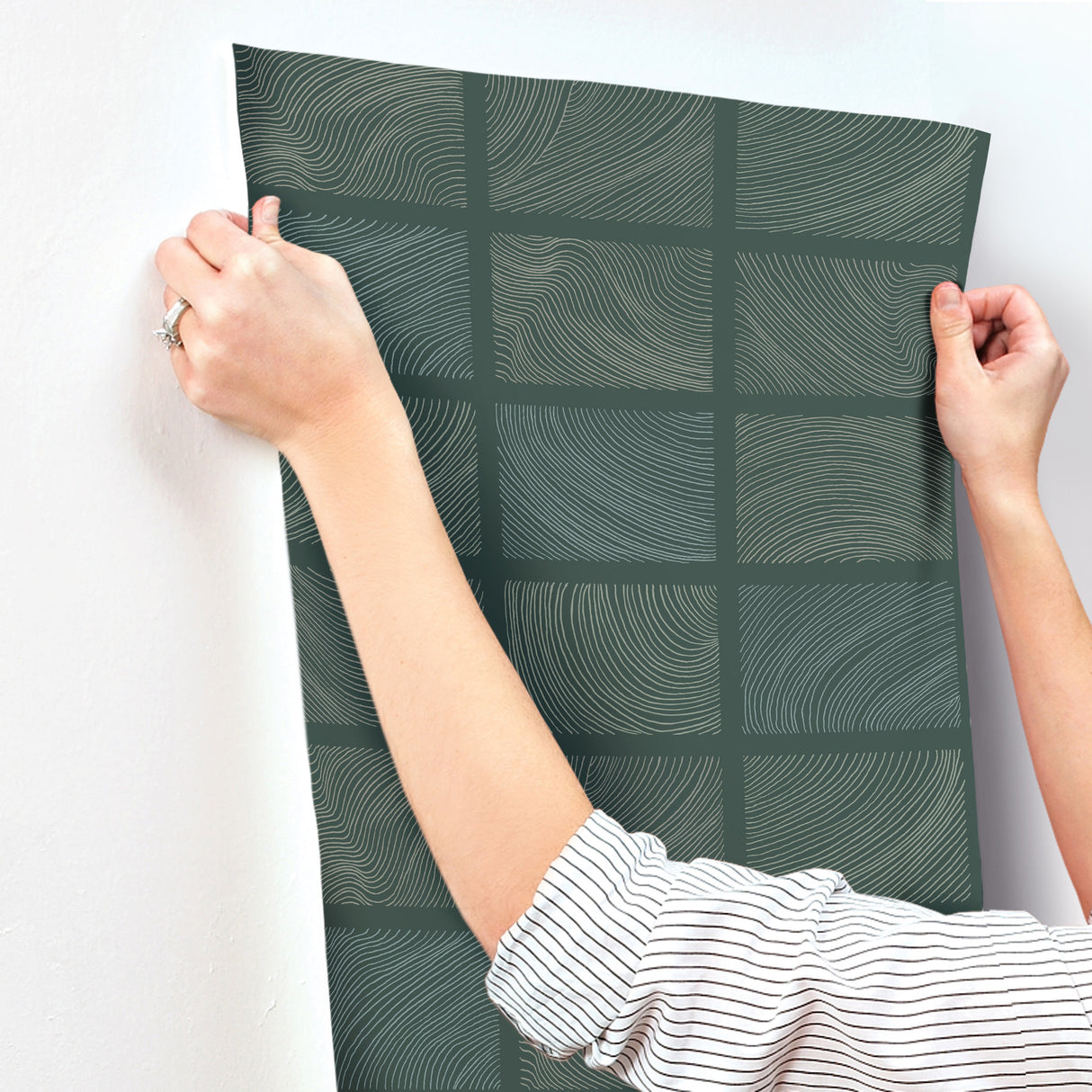 Bronson Evergreen by Scott Living Topography Wallpaper – A-Street Prints 4155-72800