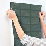 Bronson Evergreen by Scott Living Topography Wallpaper – A-Street Prints 4155-72800