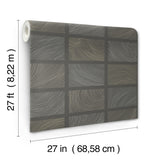 Bronson Slate by Scott Living Topography Wallpaper- A-Street Prints 4155-72801