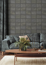 Bronson Slate by Scott Living Topography Wallpaper- A-Street Prints 4155-72801