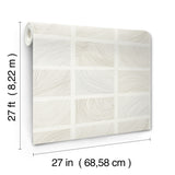 Bronson Ivory by Scott Living Topography Wallpaper – A-Street Prints 4155-72803