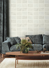 Bronson Ivory by Scott Living Topography Wallpaper – A-Street Prints 4155-72803