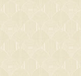 Meyberg Khaki Geometric Wallpaper by A-Street Prints pattern view