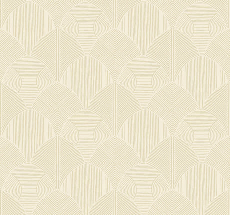 Meyberg Khaki Geometric Wallpaper by A-Street Prints pattern view