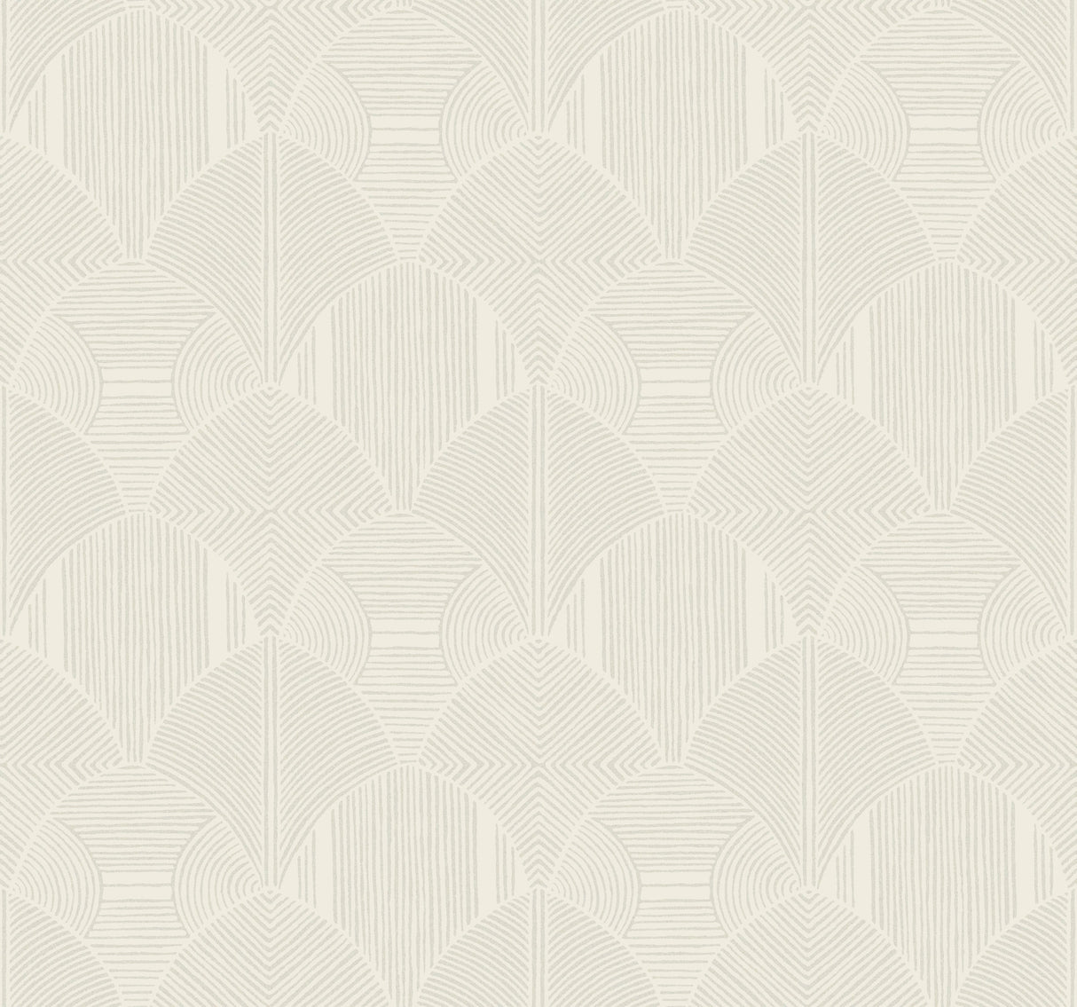 Meyberg Ivory Geometric Wallpaper by A-Street Prints