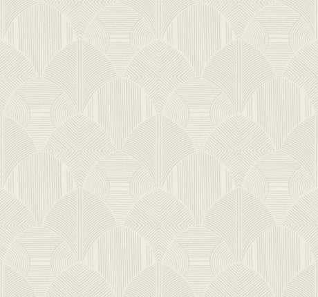 Meyberg Ivory Geometric Wallpaper by A-Street Prints