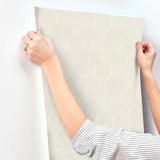 Meyberg Ivory by Scott Living Geometric Wallpaper- A-Street Prints 4155-72805