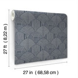 Meyberg Silver by Scott Living Geometric Wallpaper- A-Street Prints 4155-72806