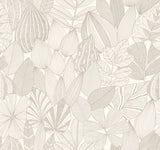 Mathias Taupe by Scott Living Botanical Non Woven Wallpaper – A-Street Prints 4155-72808-Sample