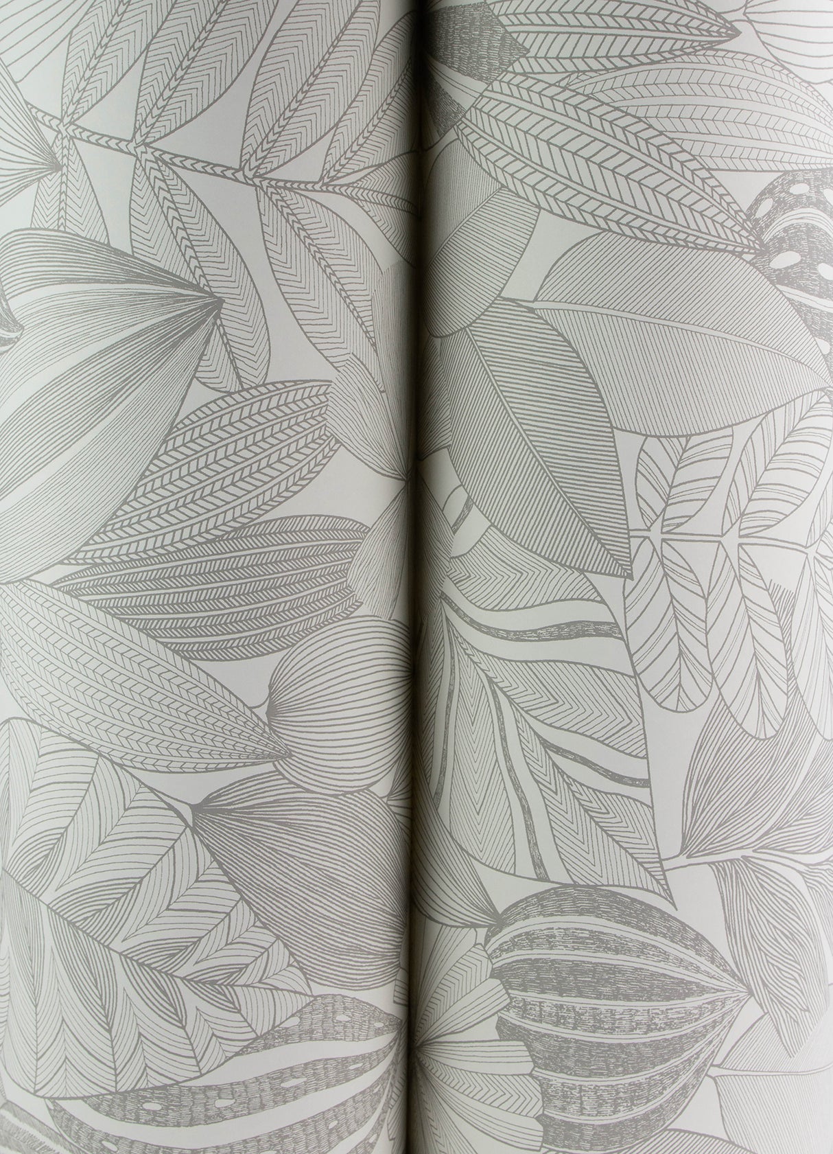 Mathias Grey by Scott Living Botanical Wallpaper – A-Street Prints 4155-72809