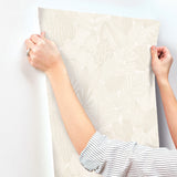 Mathias Pearl by Scott Living Botanical Wallpaper- A-Street Prints 4155-72810
