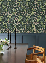 Mildred Evergreen by Scott Living Botanical Trail Wallpaper – A-Street Prints 4155-72813