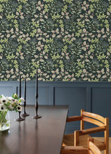 Mildred Evergreen by Scott Living Botanical Trail Wallpaper - A-Street Prints 4155-72813-Sample