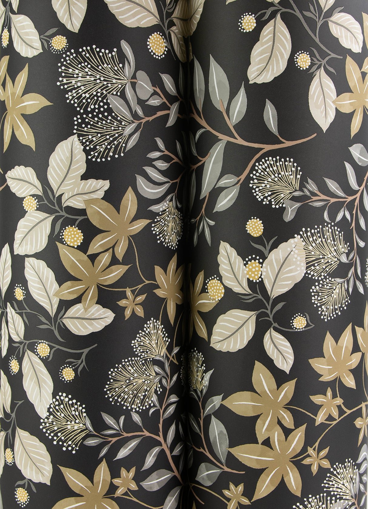 Mildred Black by Scott Living Botanical Trail Non Woven Unpasted Wallpaper – A-Street Prints 4155-72817