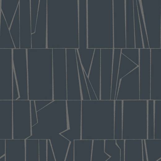 Huntington Indigo Geometric Stripe Wallpaper by A-Street Prints