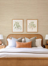 Reynier Wheat by Scott Living Hemp Grasscloth Wallpaper- A-Street Prints 4155-72823
